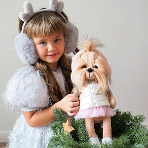 Мягкая игрушка Orange Toys "Собачка Розовая мечта", с каркасом, 37 см